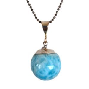 925 Sterling silver Larimar pendant